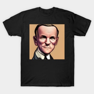 Calvin Coolidge | Comics Style T-Shirt